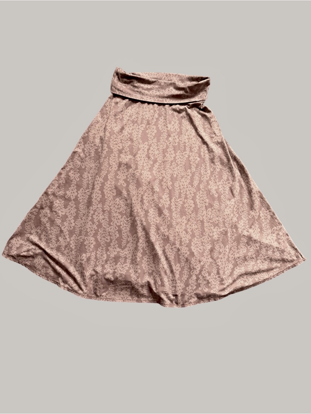 Patagonia Dusty Rose Floral-Print Skater Skirt